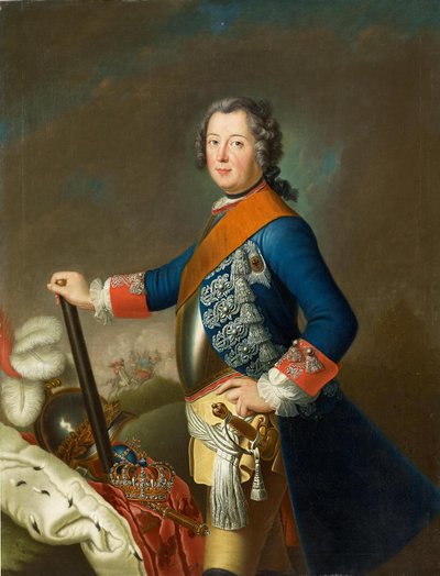 普鲁士的弗雷德里克二世担任年轻军队指挥官 作者 Georg David Matthieu